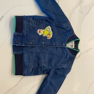 Kenzo unisex baby denim bomber jacket